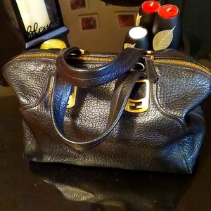 Fendi Black Leather Bag